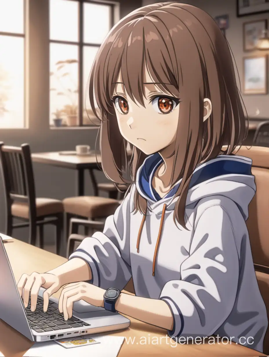 Anime-Girl-Playing-Laptop-Games-with-Brown-Eyes-and-Long-Bob-Hair