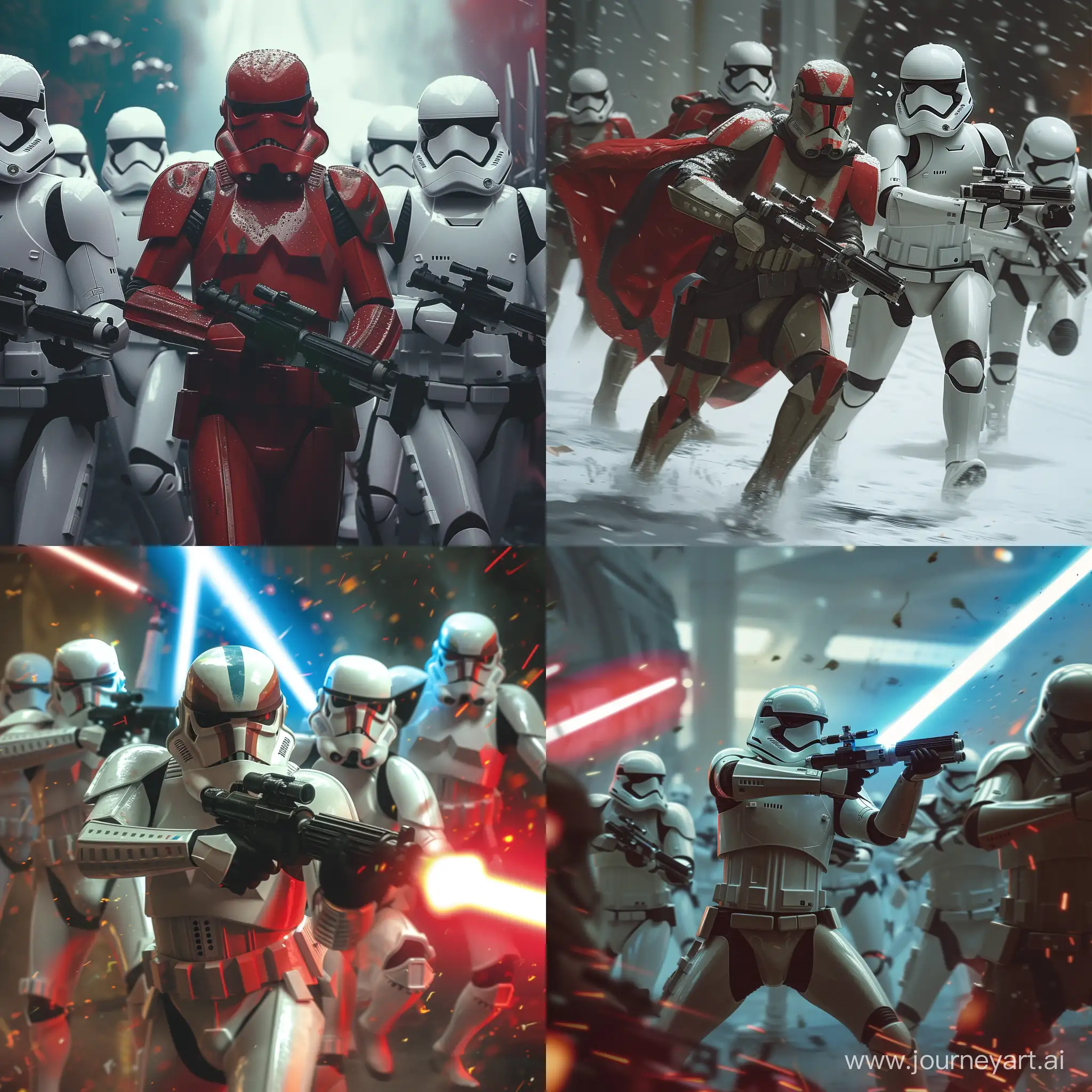 Republic clones vs Stormtroopers star wars