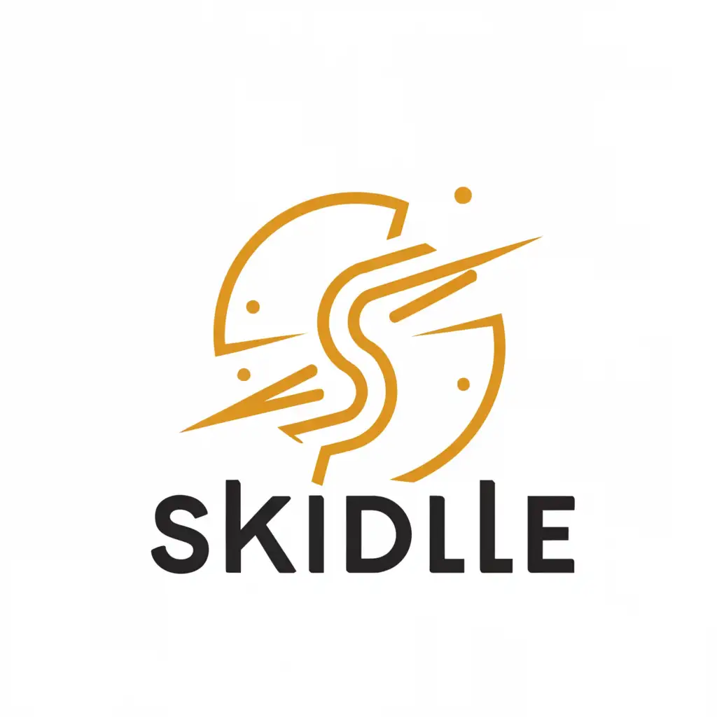 a logo design,with the text "Skiddle", main symbol:circle,Moderate,be used in Entertainment industry,clear background