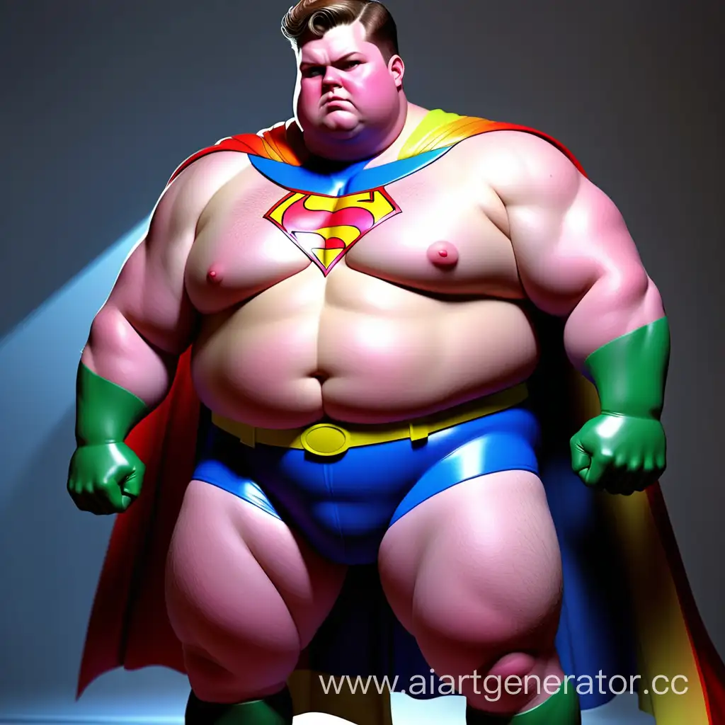 Gay Superhero naughty overweight