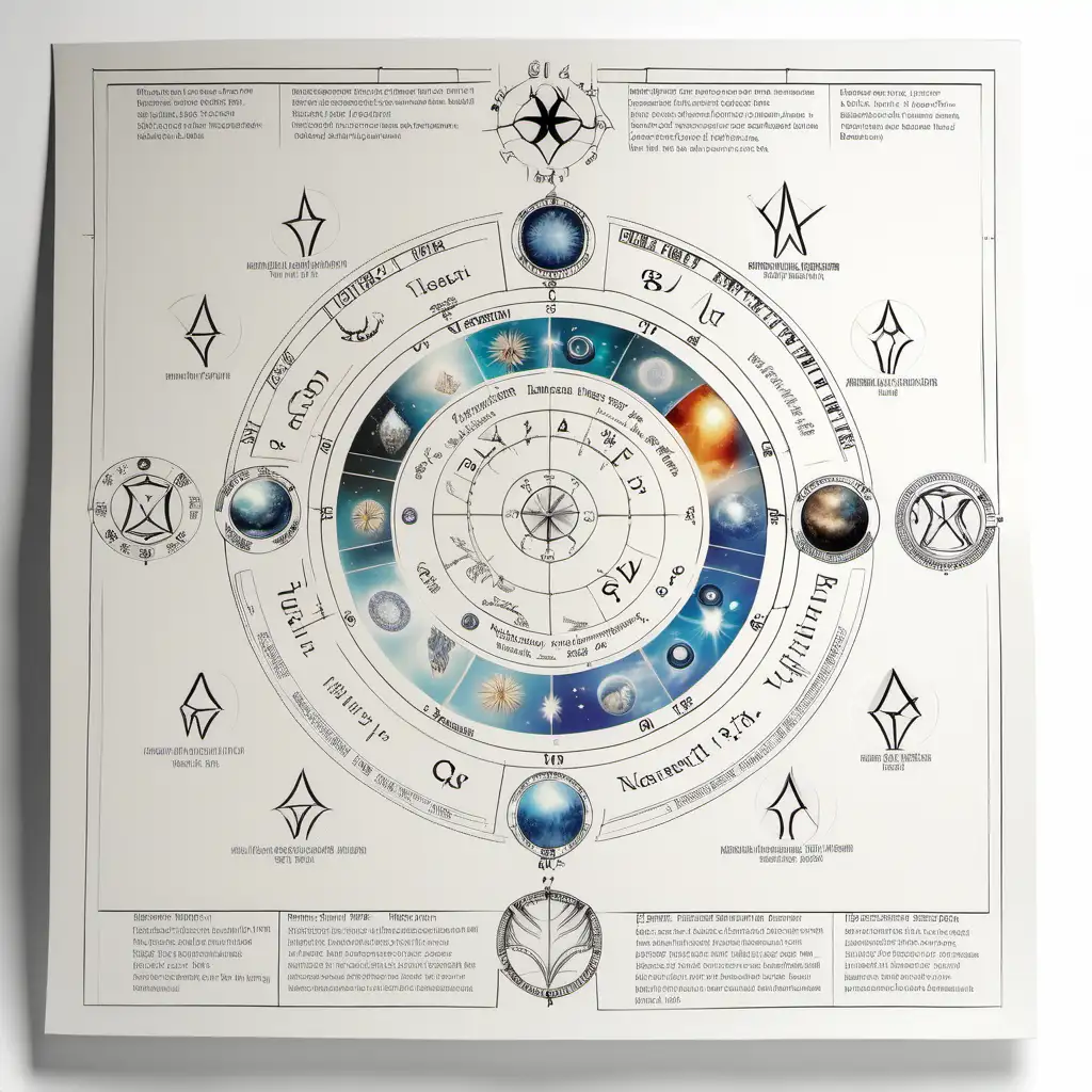 Air Element Astrology Information on Clean White Background