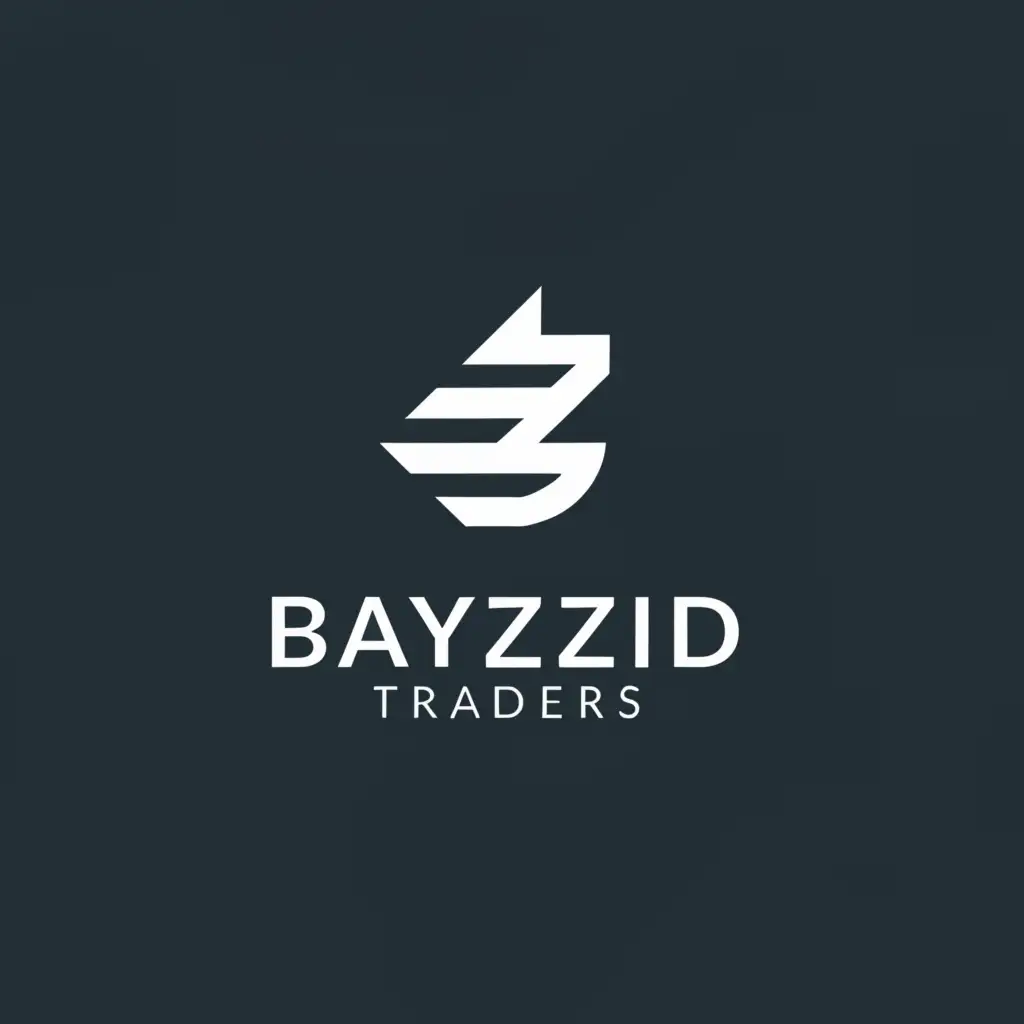 a logo design,with the text "Bayezid Traders", main symbol:EXPORT IMPORT,Minimalistic,clear background