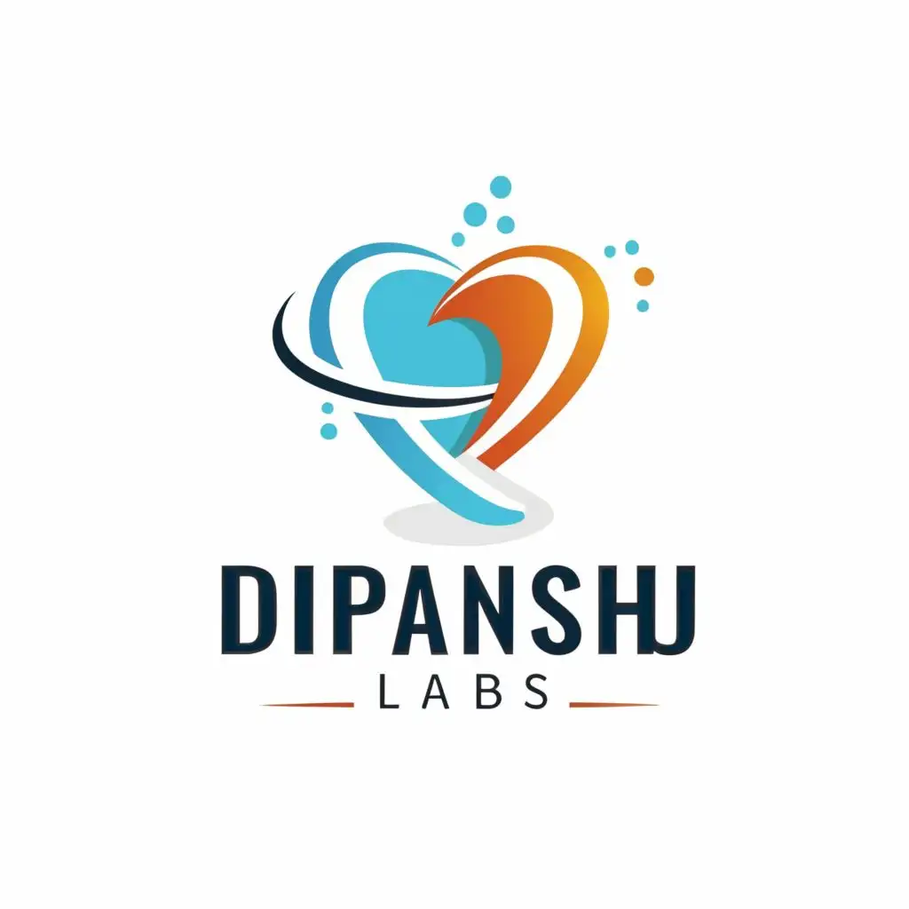 logo, Providing Healthcare, with the text "Dipanshu Labs", typography, be used in Medical Dental industry