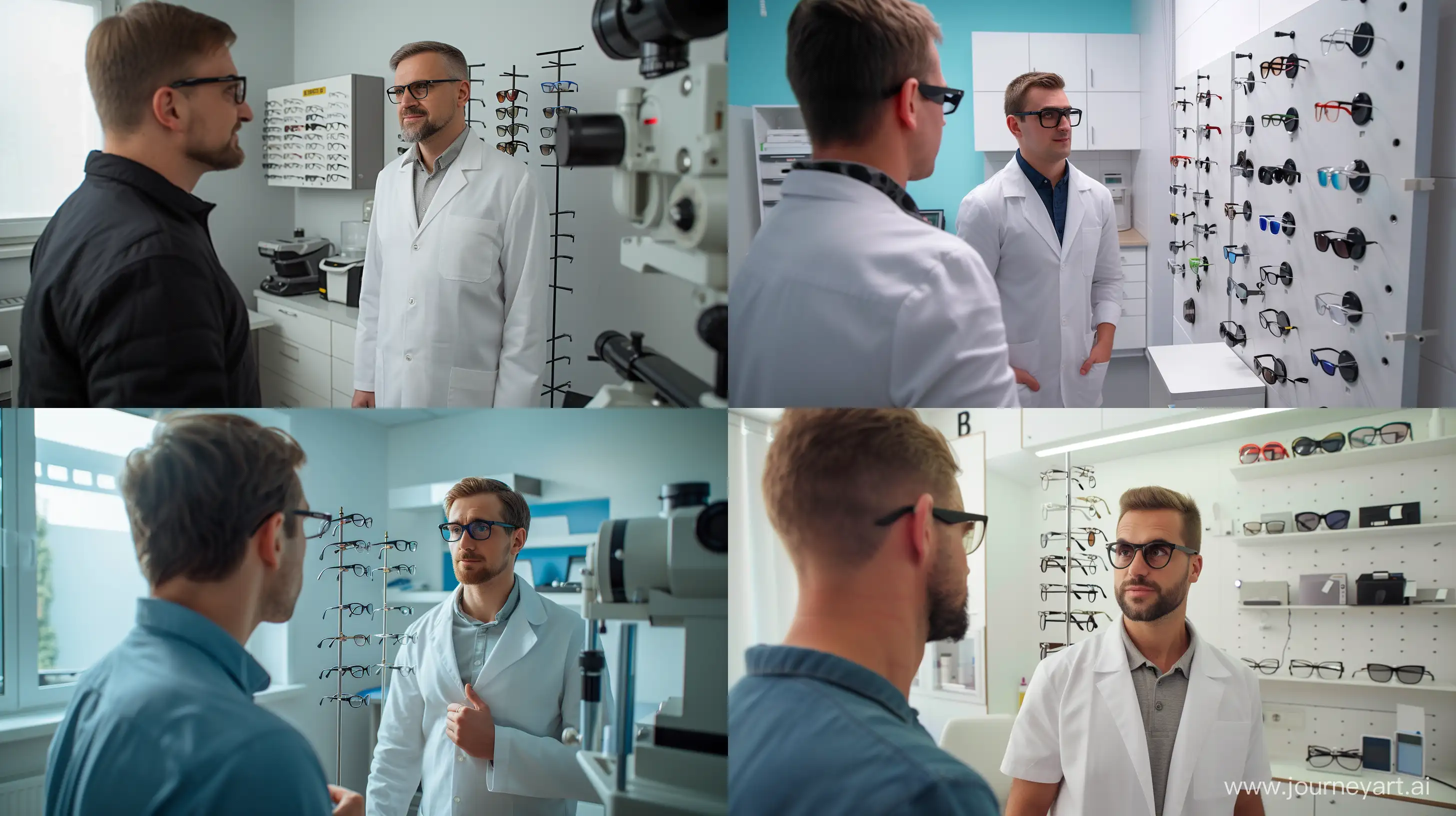 Optometrist-Conducting-Comprehensive-Eye-Exam-in-a-Modern-Clinic