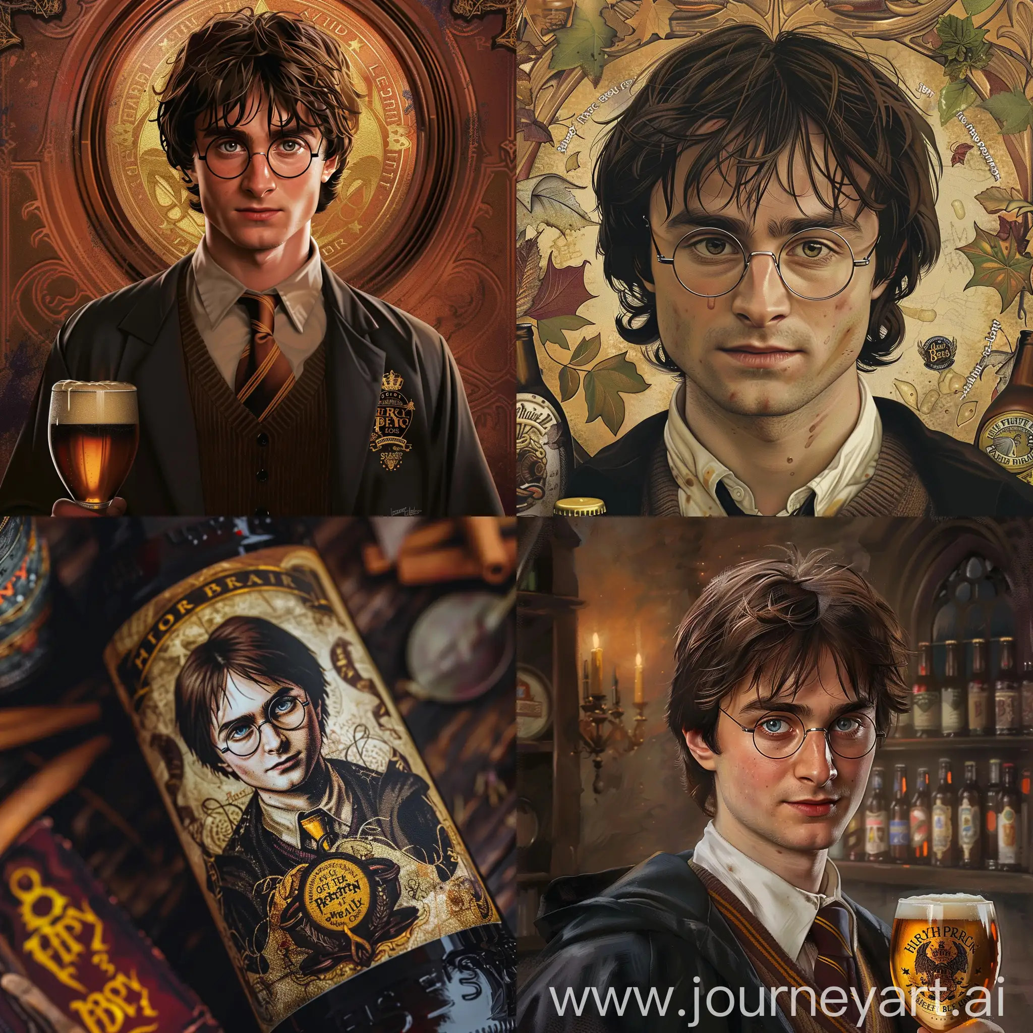 Harry-Potter-Beer-Label-Art-Wizarding-World-Celebration