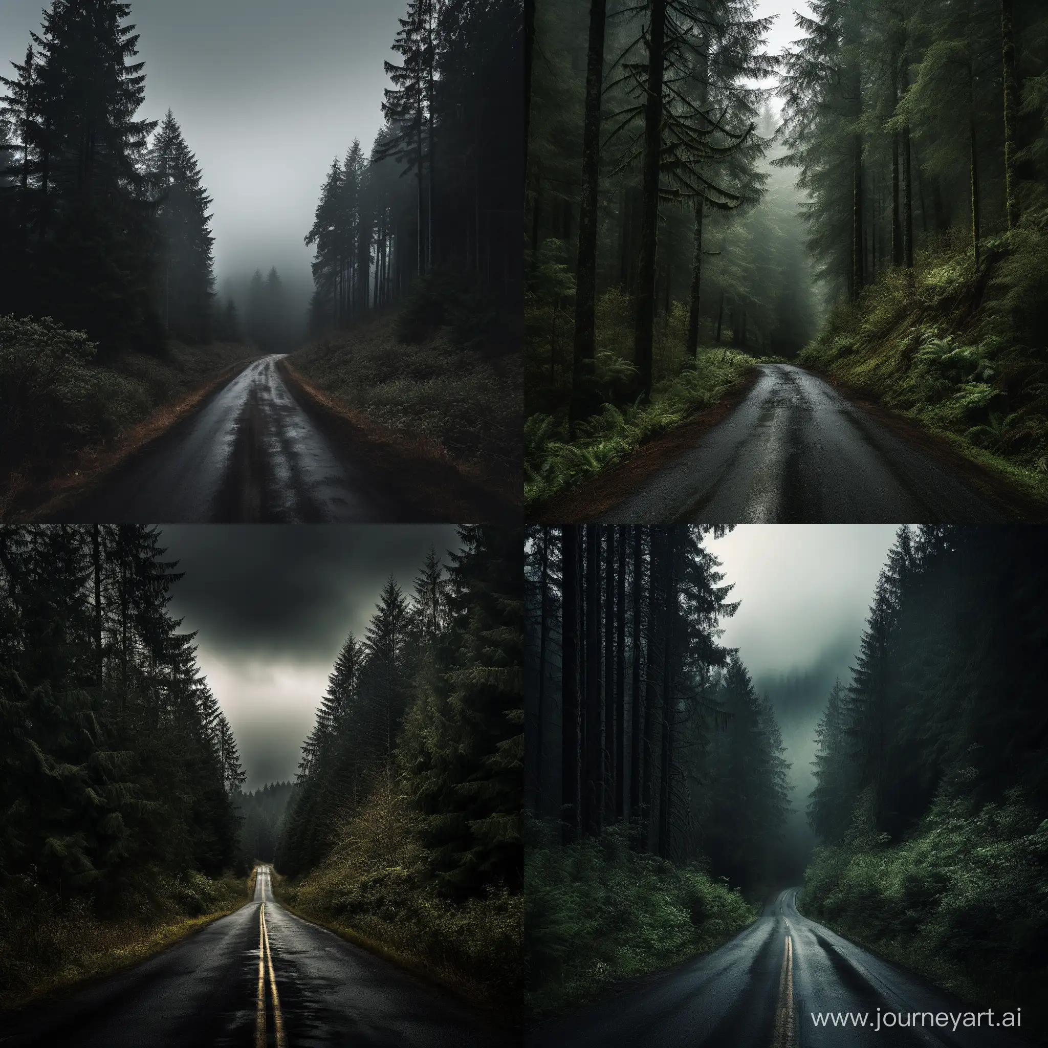 Moody-Oregon-Forest-Road-Stretching-to-the-Horizon