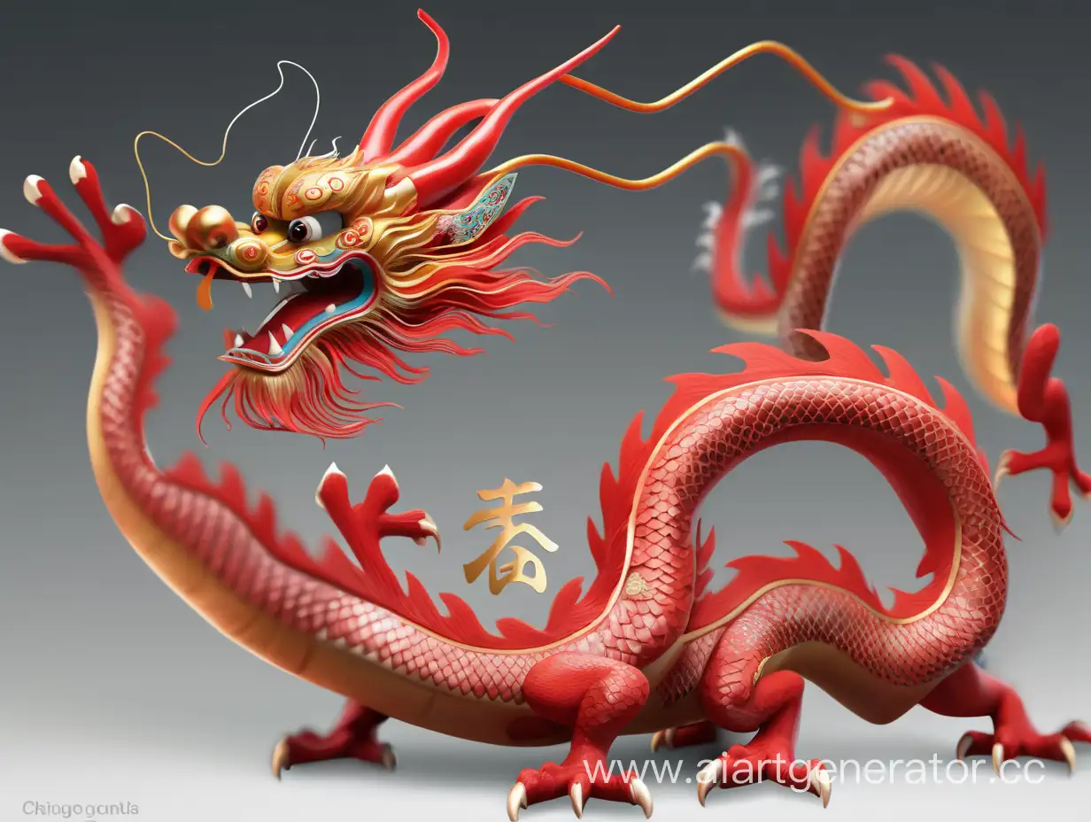 Majestic-Chinese-Dragon-in-Traditional-Festival-Parade