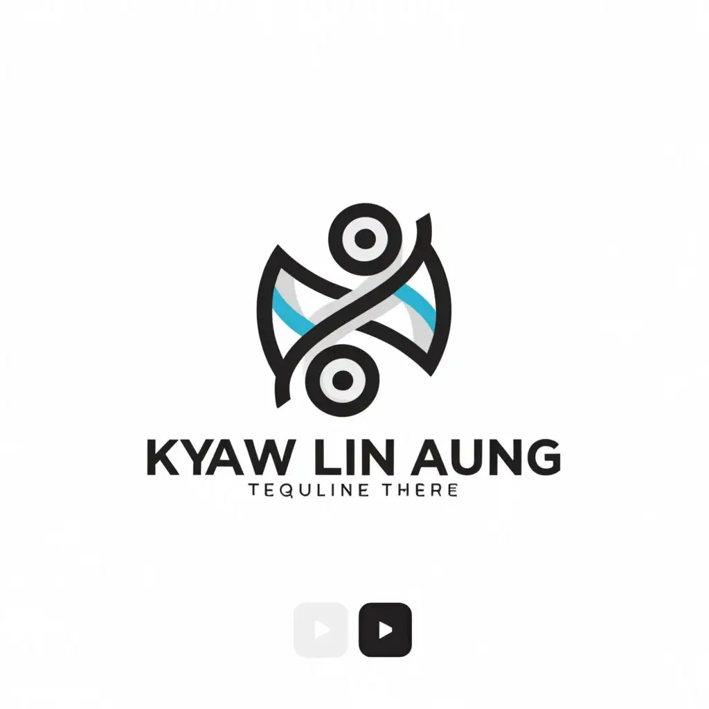 a logo design,with the text "Kyaw lin aung", main symbol:Egale,Minimalistic,be used in Technology industry,clear background