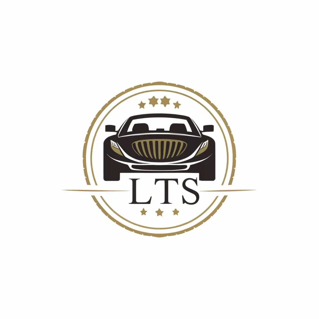 a logo design,with the text "LTS", main symbol:Luxury chauffeur,Moderate,be used in Travel industry,clear background