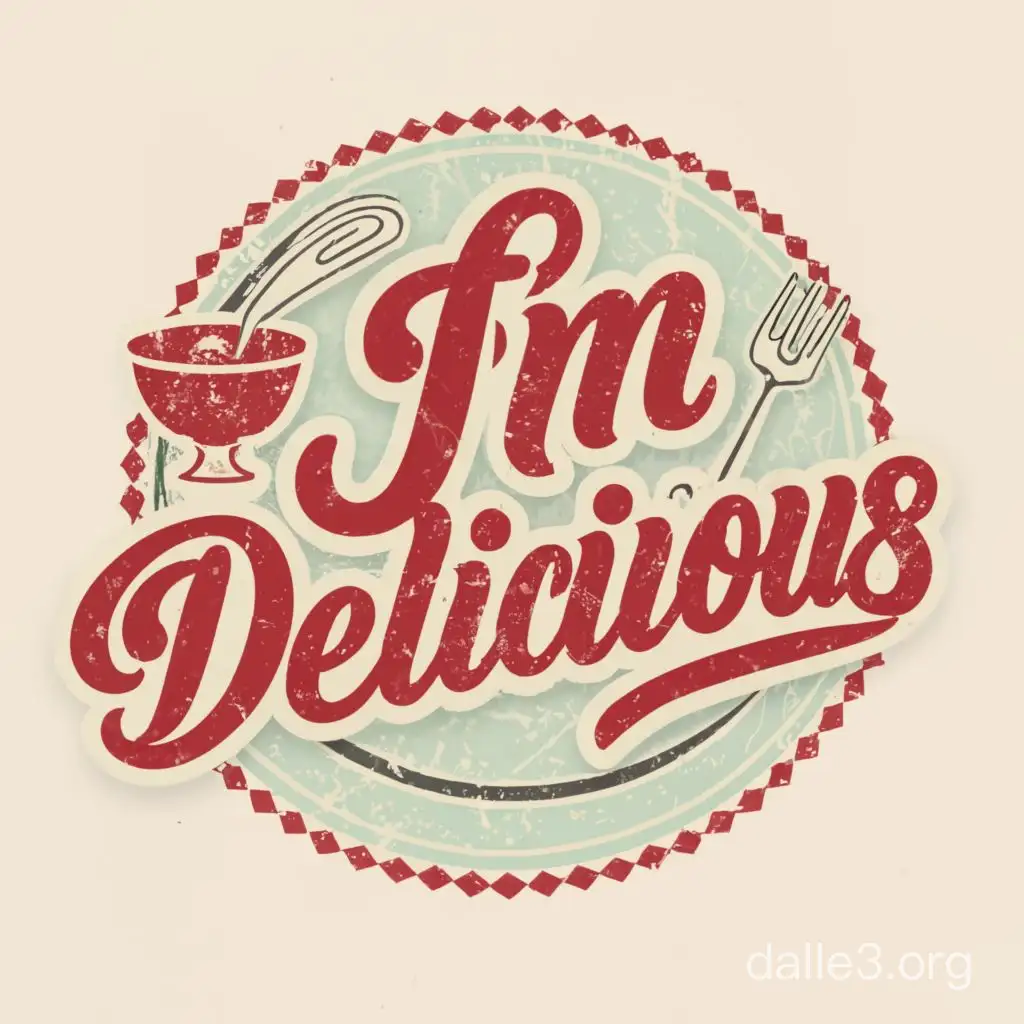 "I'm delicious" logo