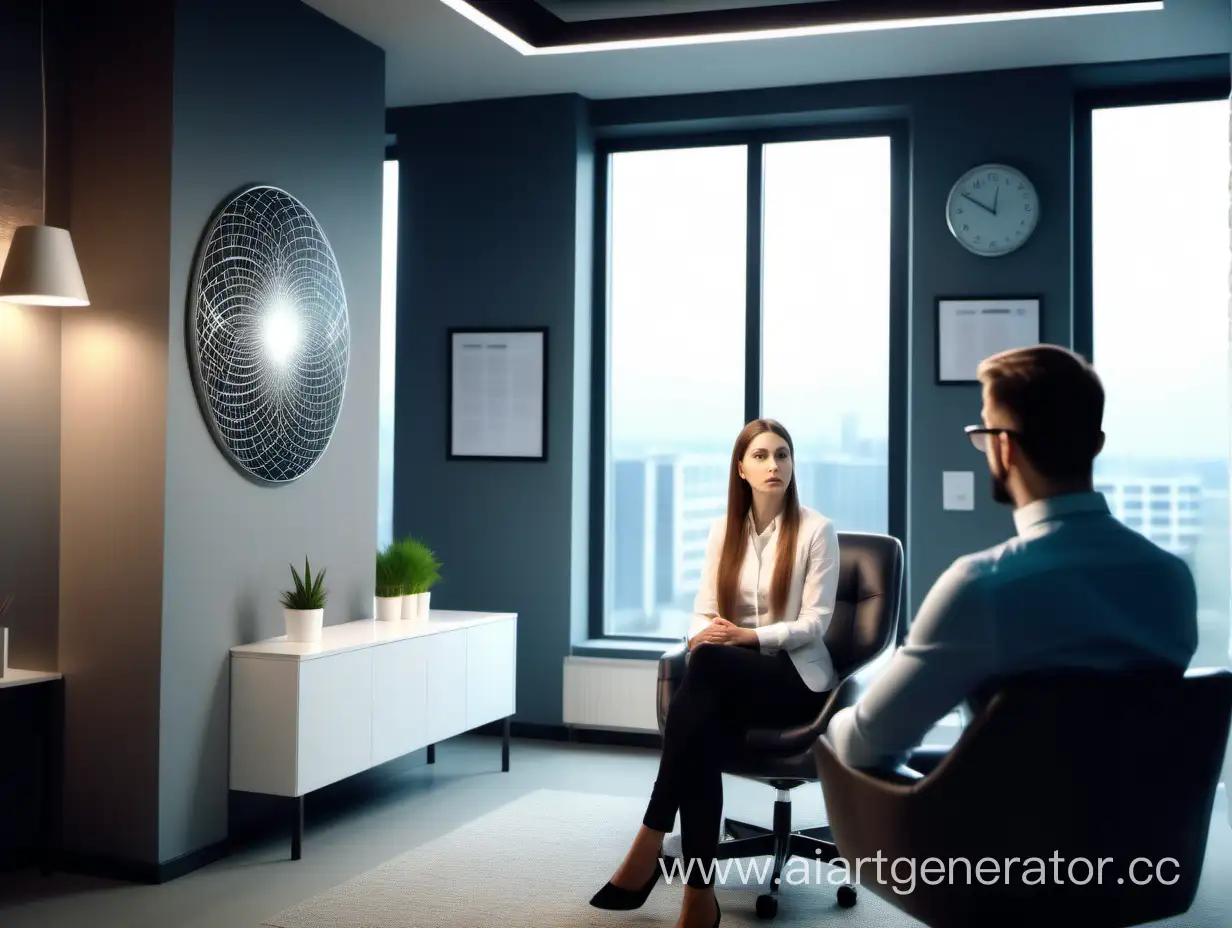 Empathetic-Psychologist-Providing-Support-in-Modern-HighTech-Office-Setting