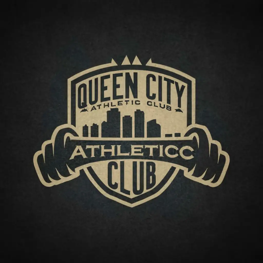 a logo design,with the text "Queen City Athletic Club", main symbol:Athletic Club, Charlotte NC,Moderate,be used in Sports Fitness industry,clear background