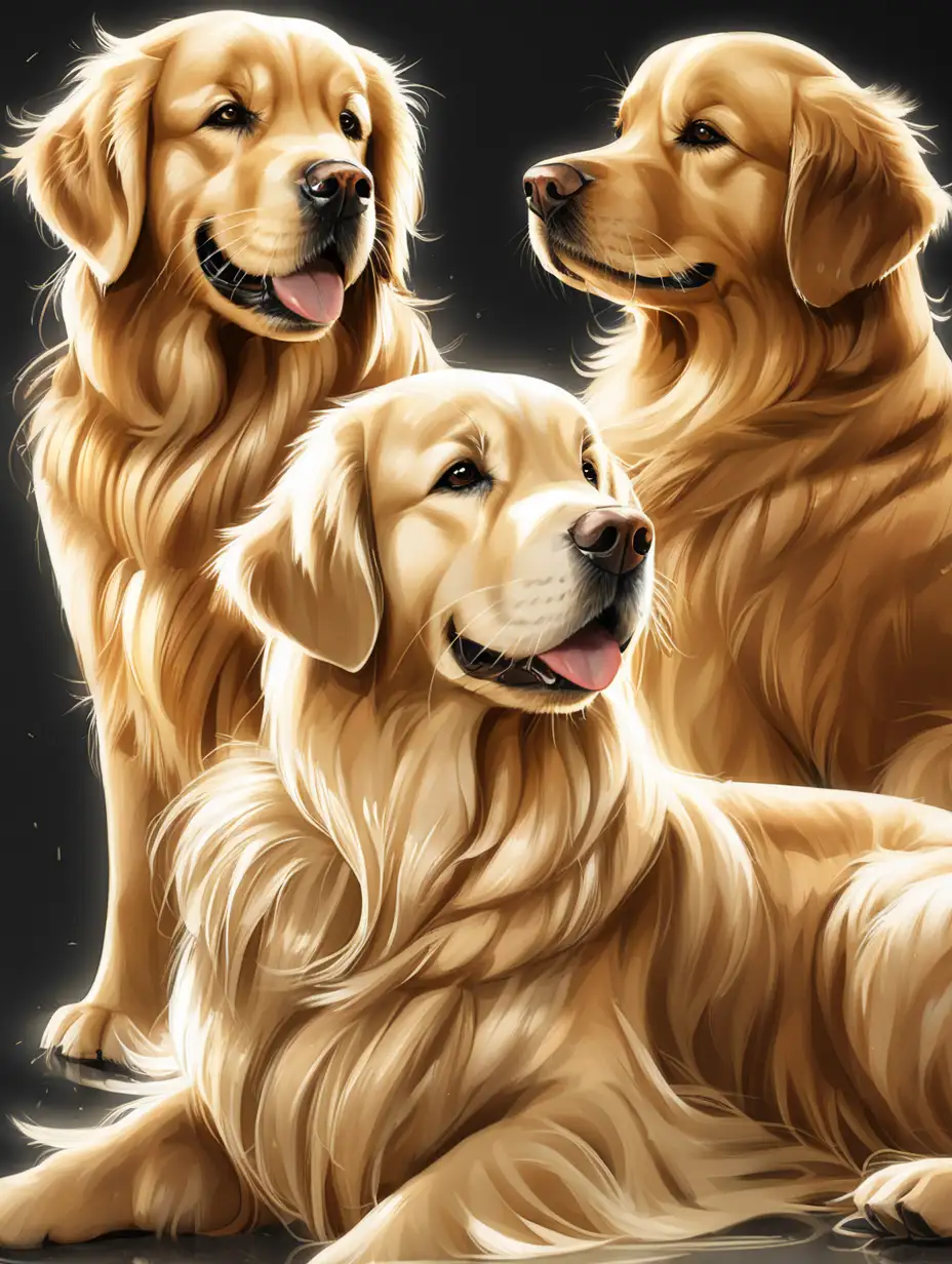 golden retrievers 