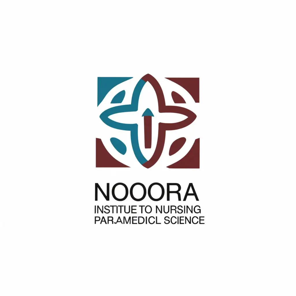 a logo design,with the text "Noora Institute of nursing and paramedical science", main symbol:College of Paramedical science,Moderate,be used in Education industry,clear background