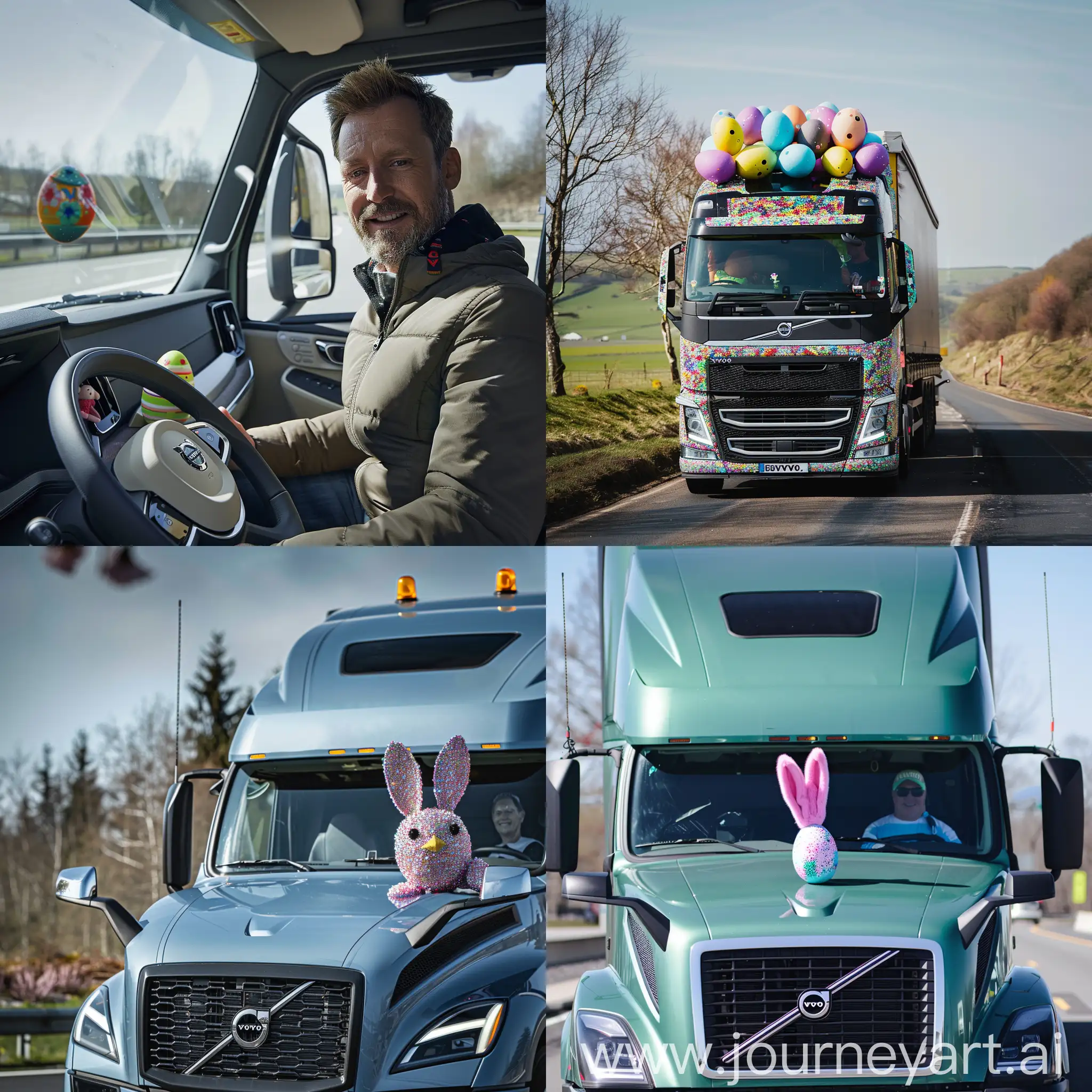 Easter-Truck-Driver-Volvo-Vibrant-Celebration-on-the-Road