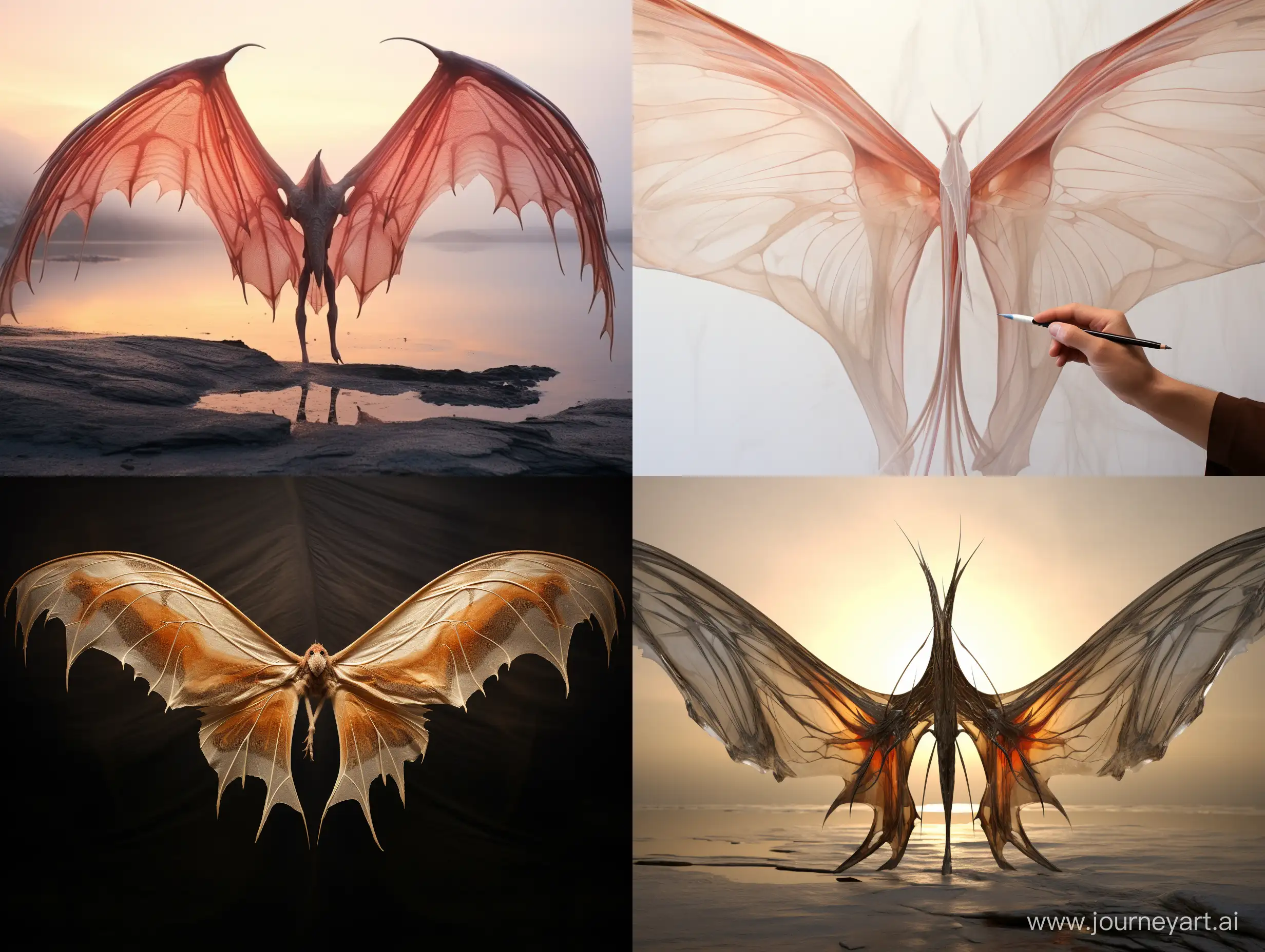 Majestic-Pterodactyl-with-Translucent-Wings-and-Clawed-Tips