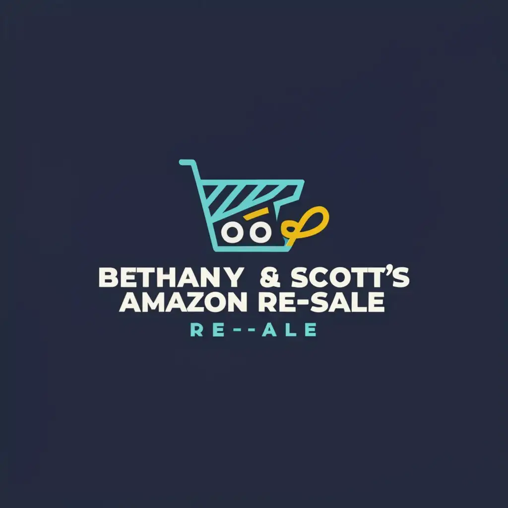 LOGO-Design-For-Bethany-and-Scotts-Amazon-ReSale-Bold-Sale-Emblem-for-Retail-Branding