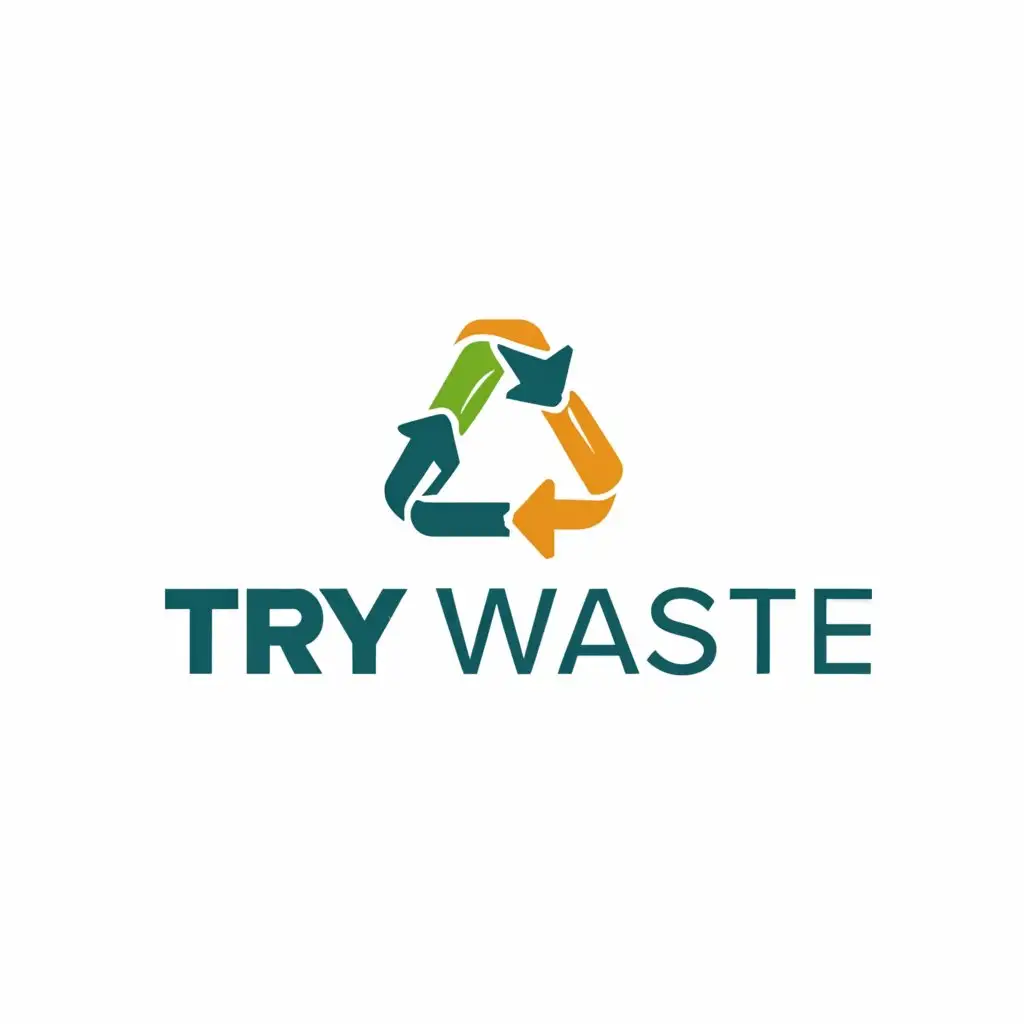 a logo design,with the text "Try Waste", main symbol:Waste Management logo,Moderate,clear background