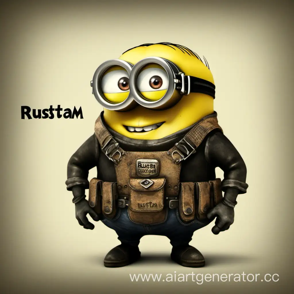 Rustam-the-Bump-Minion-A-Colorful-Character-Portrait