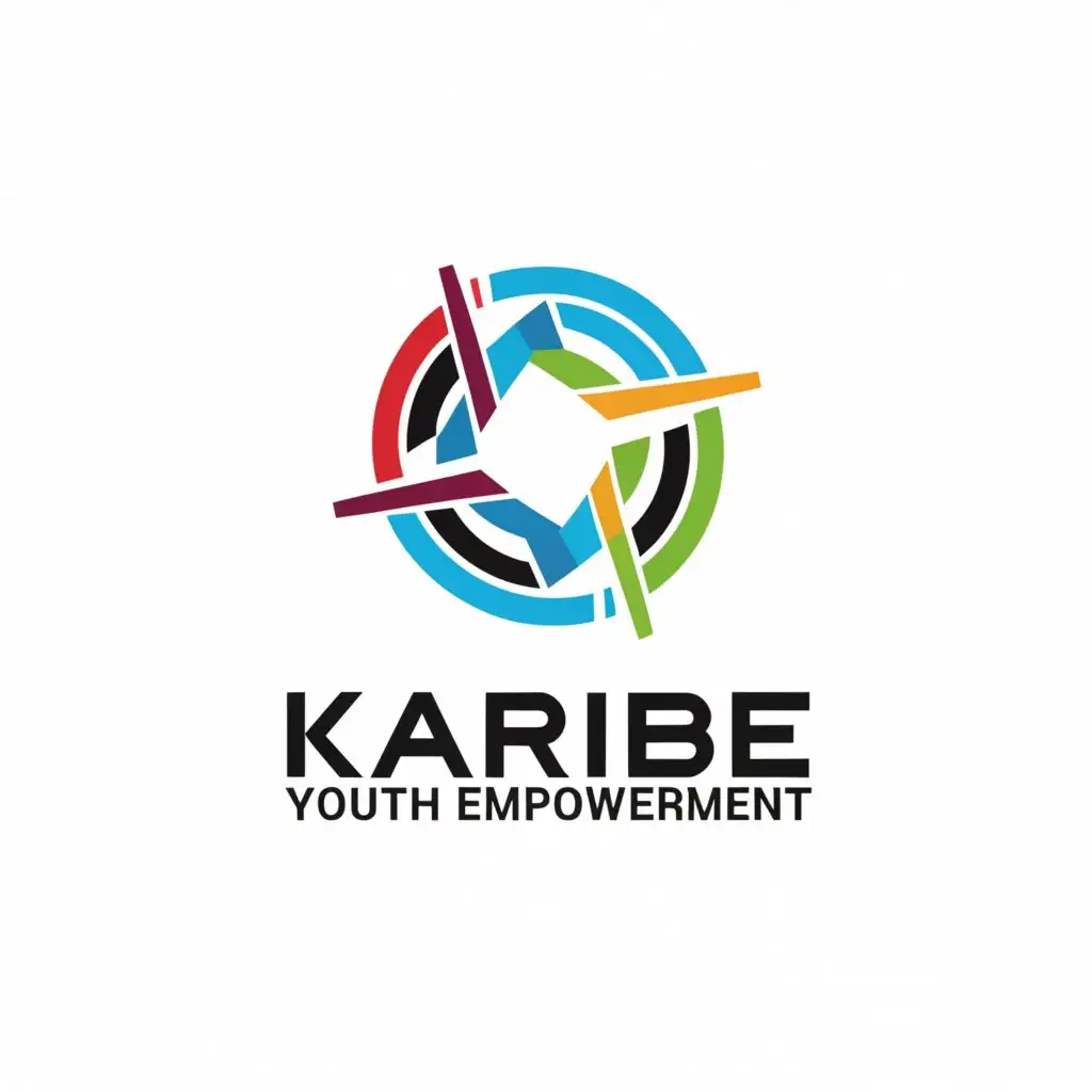 a logo design,with the text "Karibe Youth Empowerment", main symbol:Union,Moderate,be used in Sports Fitness industry,clear background