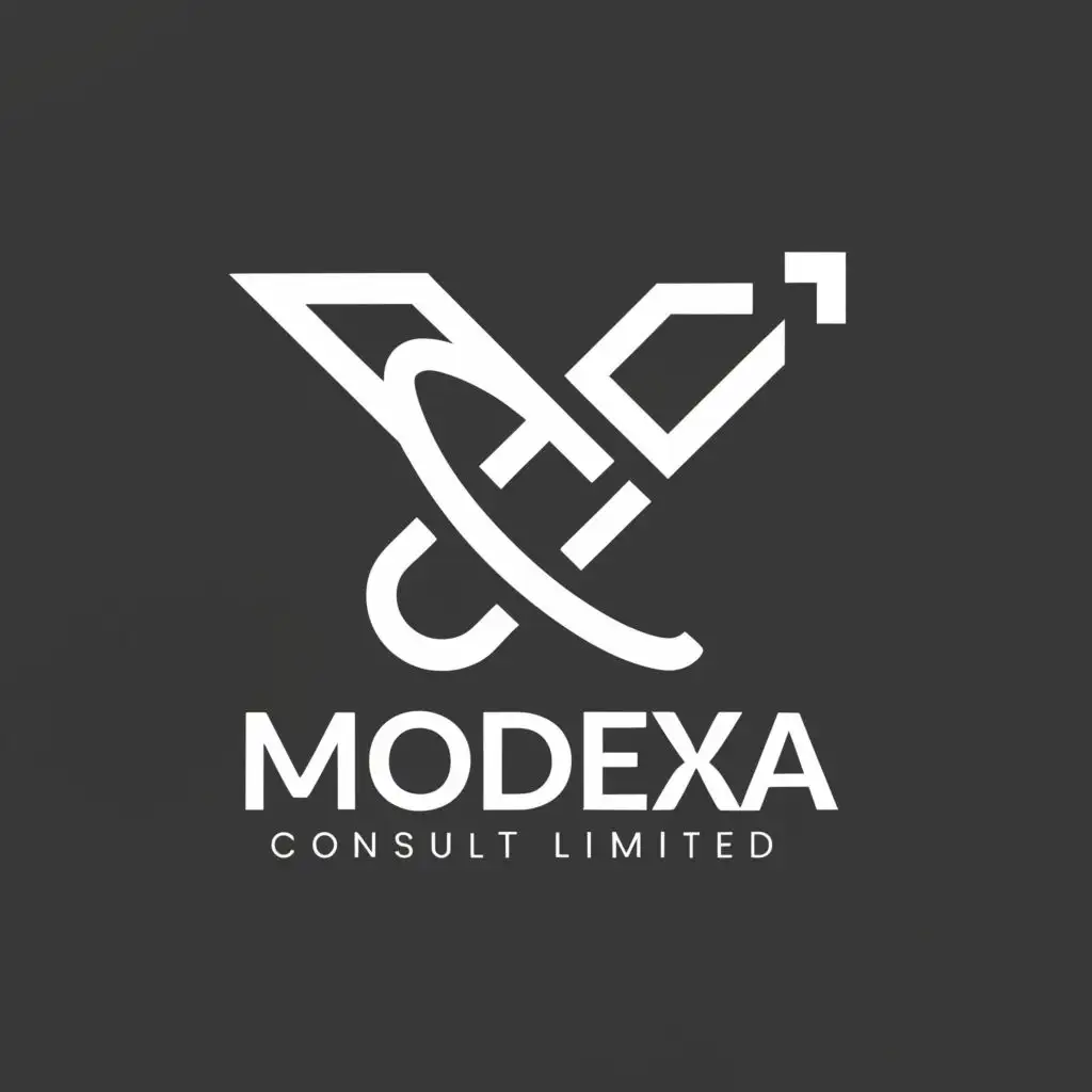a logo design,with the text 'modexa Consult Limited', main symbol:umbrella,Moderate,clear background