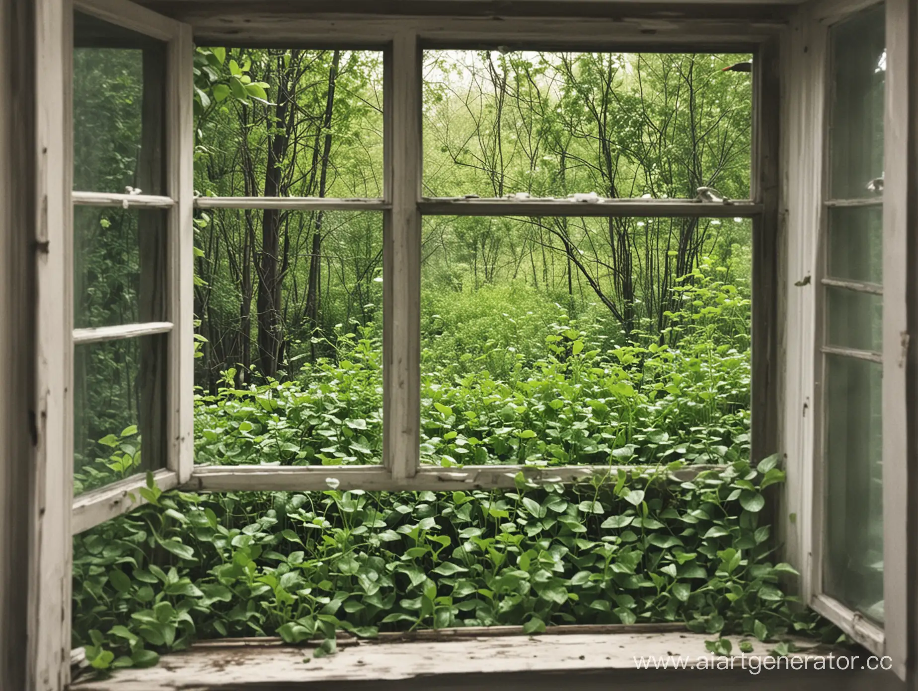 Lush-Spring-Foliage-Outside-the-Window