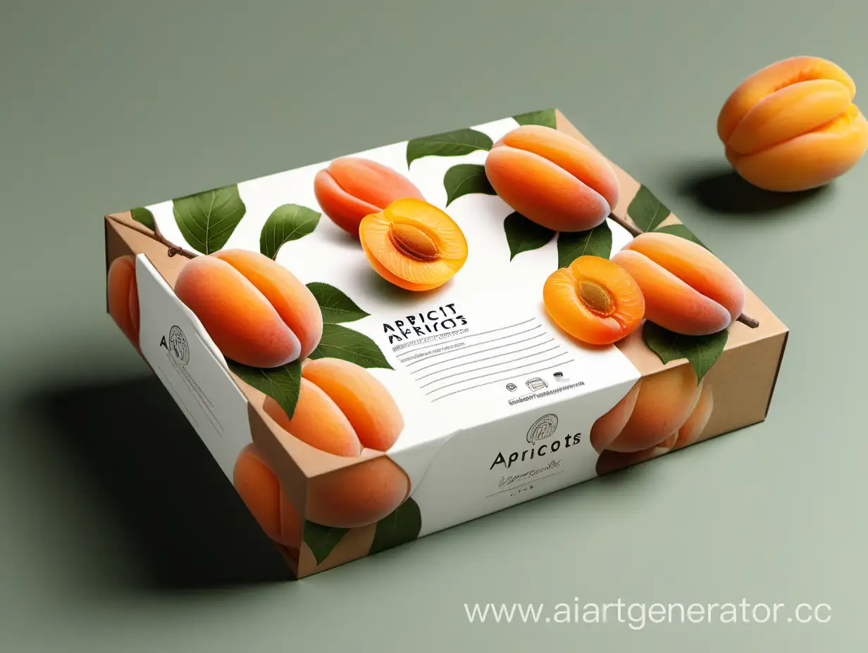 Packaging design for Apricots 