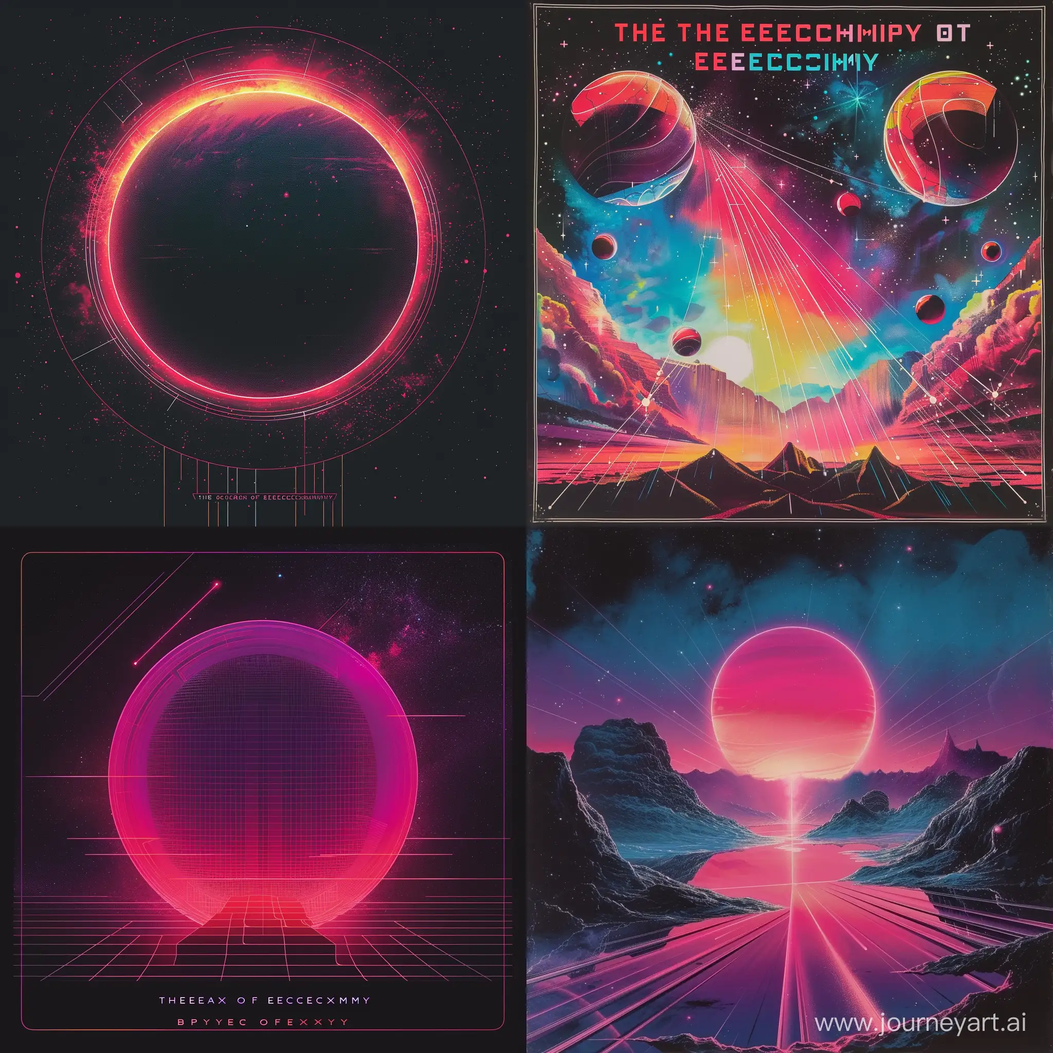 Synthwave album "The constellation of electrochromy"