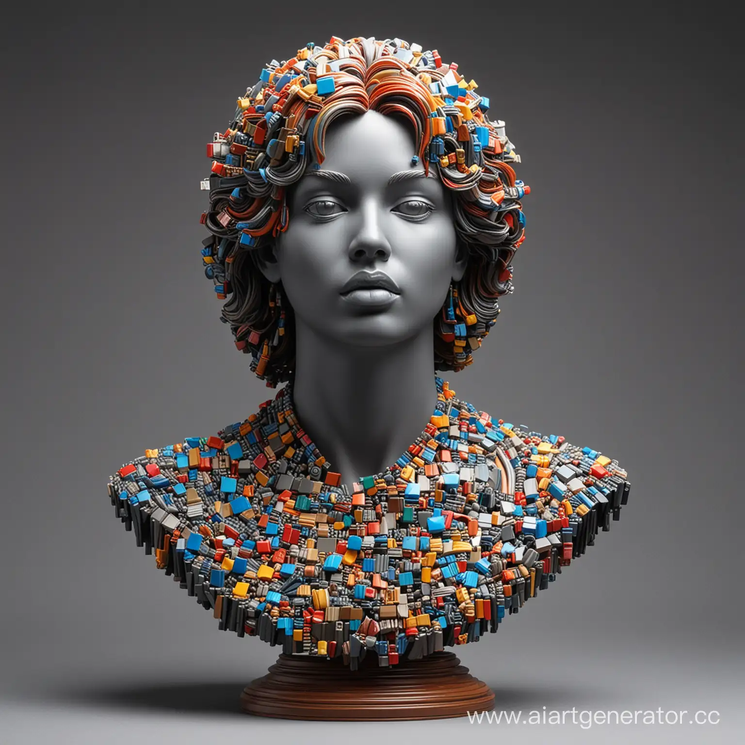 Masterpiece-of-Art-Designer-Crafting-Plastic-Sculpture