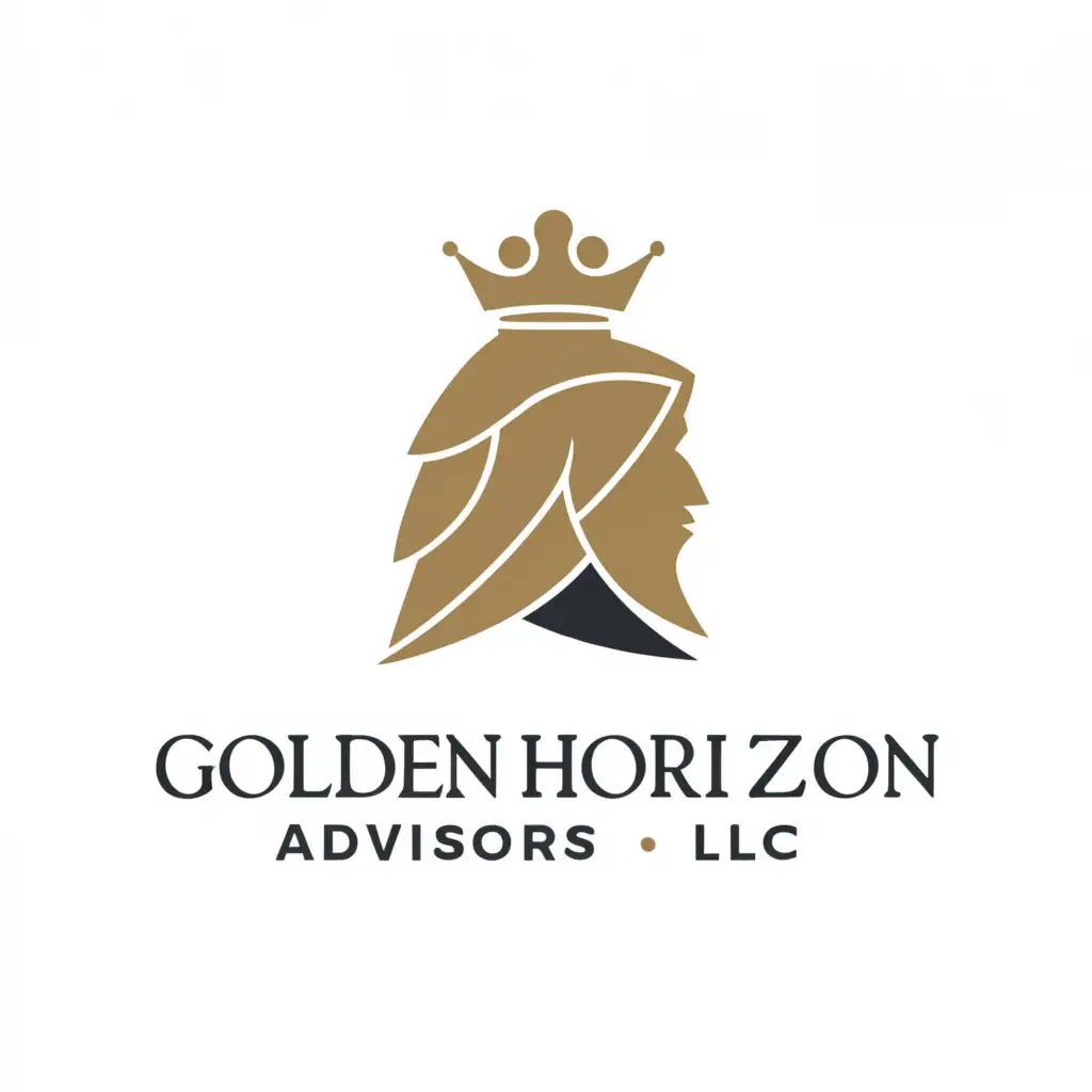 a logo design,with the text "Golden Horizon Advisors LLC", main symbol:advisor,Moderate,clear background