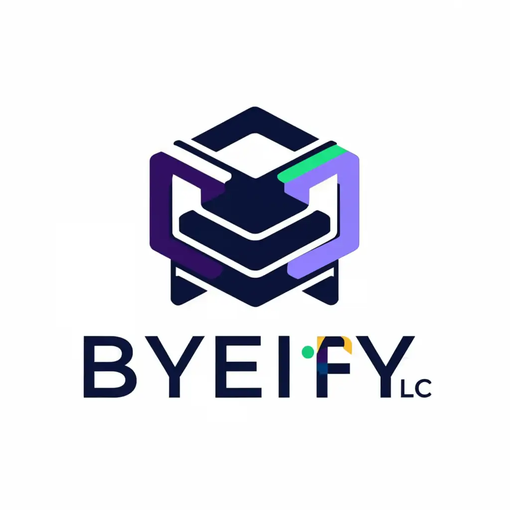 a logo design,with the text "Byteify LLC", main symbol:Byteify ,Moderate,be used in Technology industry,clear background