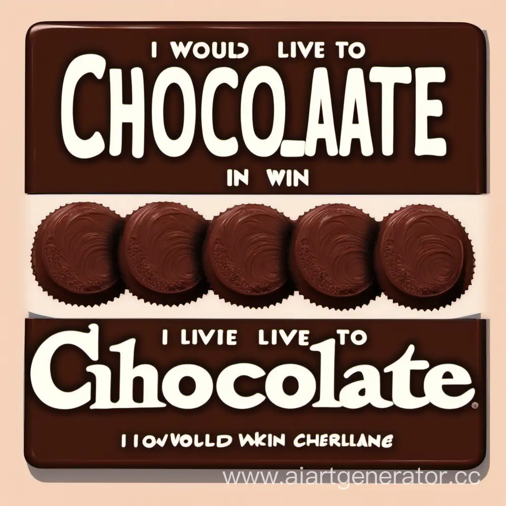 Мне бы жить в шоколаде