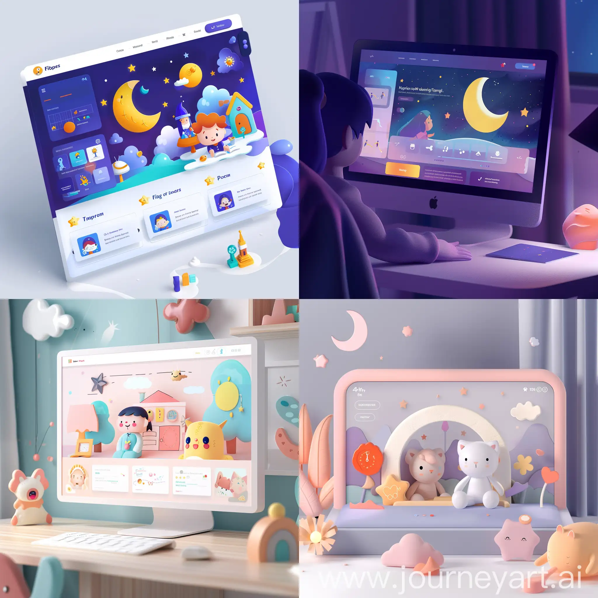 Childrens-Bedtime-Story-Website-Interface-in-High-Quality-4K-Resolution