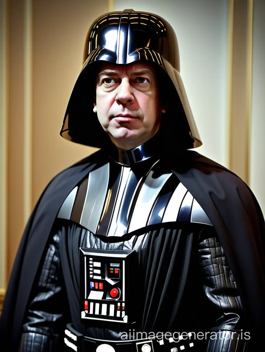 Dmitry-Medvedev-Portrayed-as-Darth-Vader