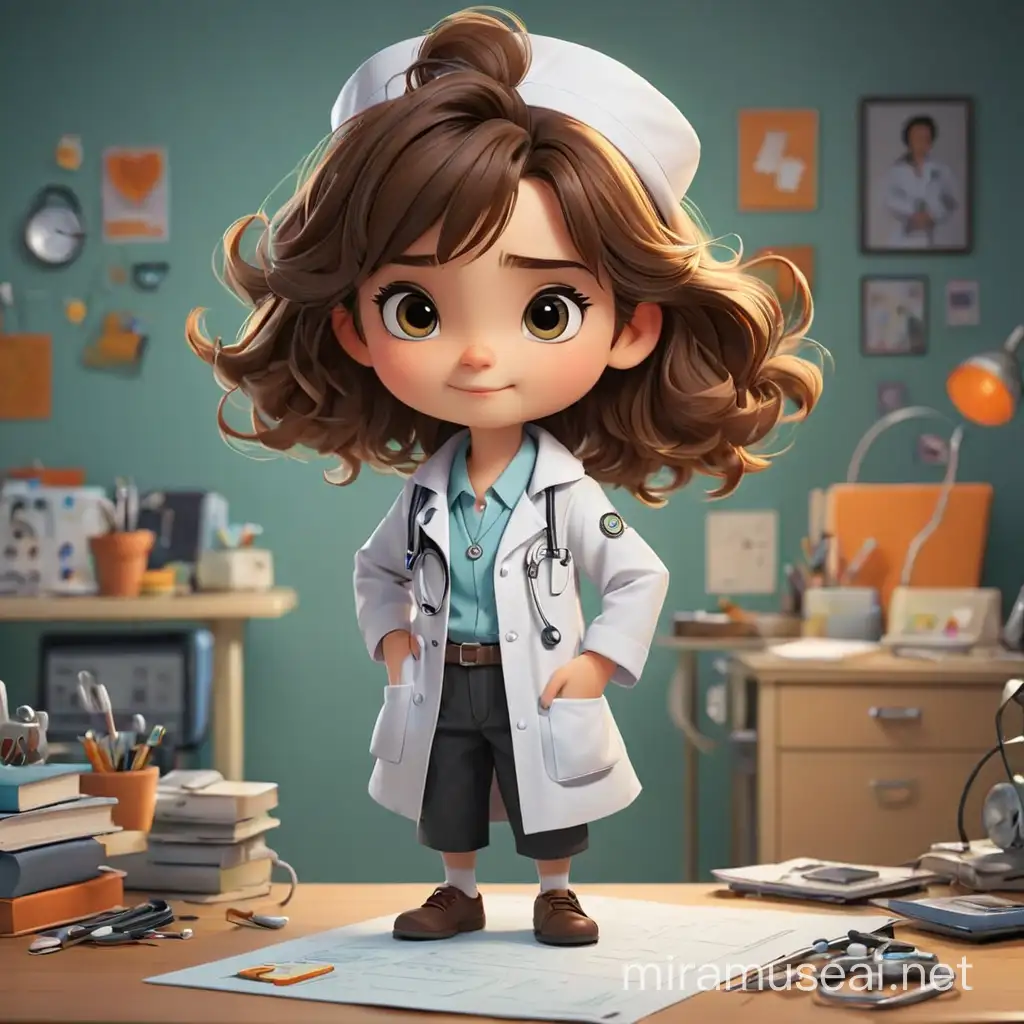 Adorable Cartoon Character Design Doctor Bringing Creativity to Life
