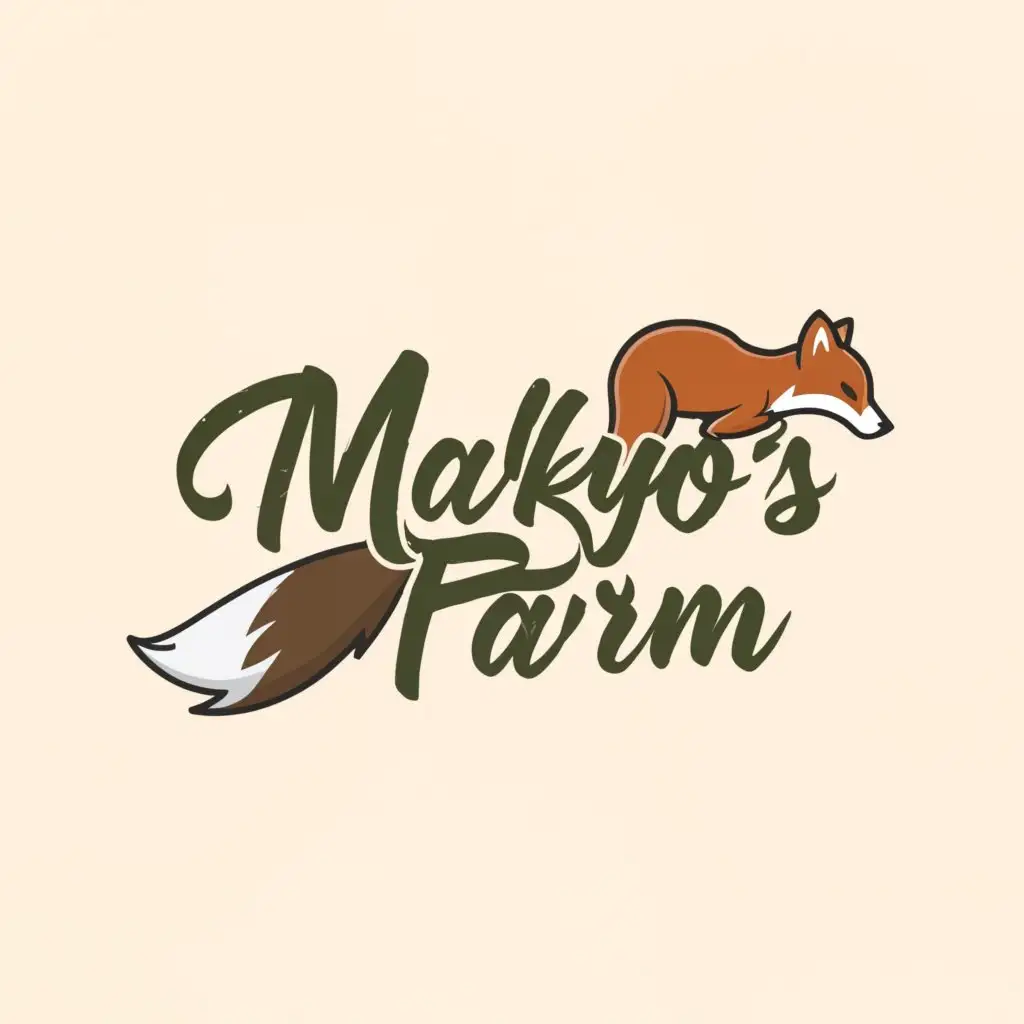 a logo design,with the text "Makyo's Farm", main symbol:Nature,Moderate,be used in Travel industry,clear background