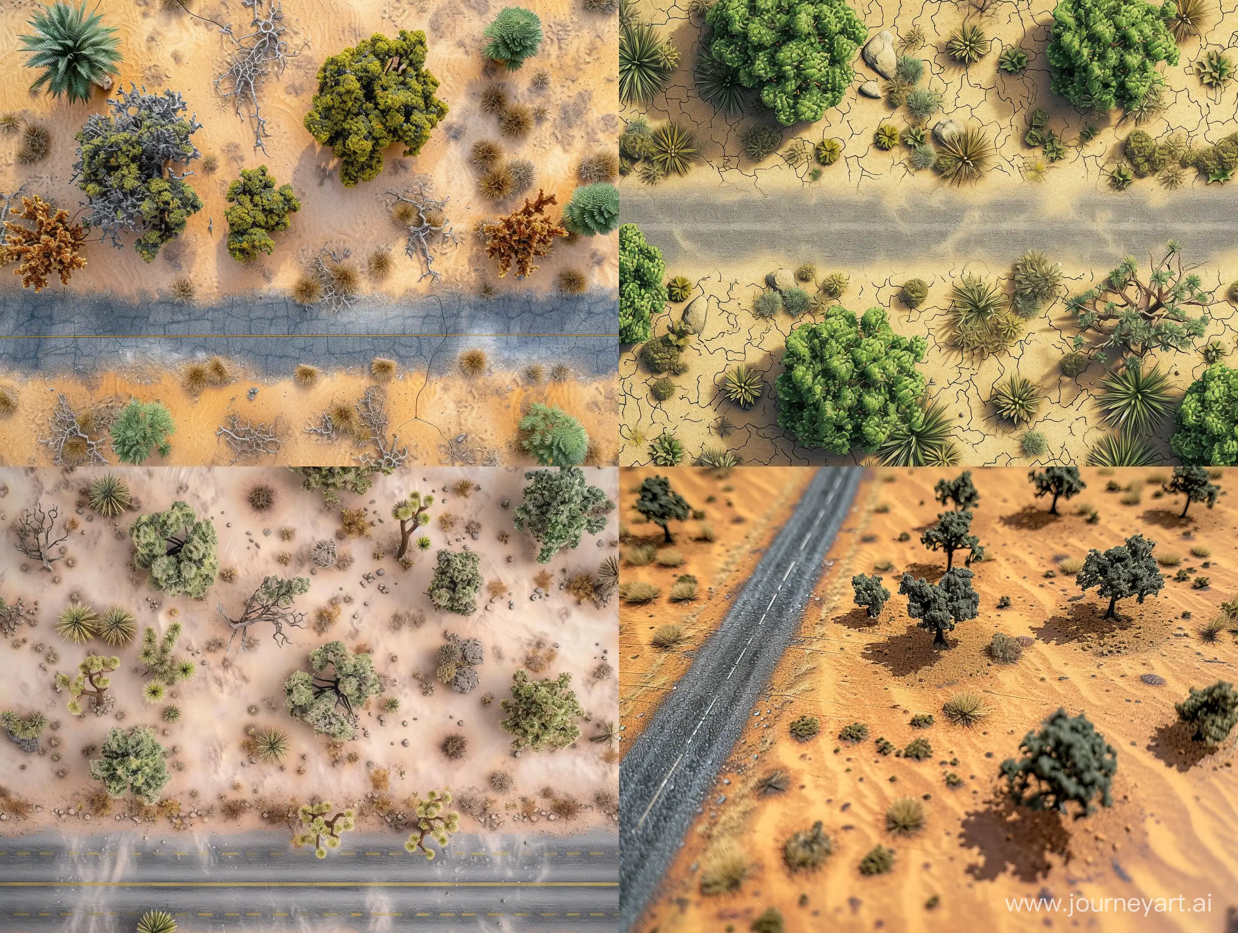 Strategic-Board-Game-in-a-Desert-Oasis-Aerial-View