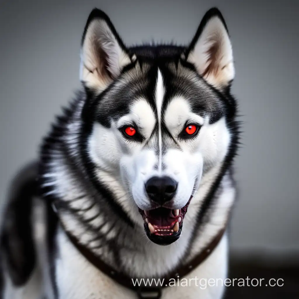 Intimidating-RedEyed-Husky-Staring-with-Fierce-Intent