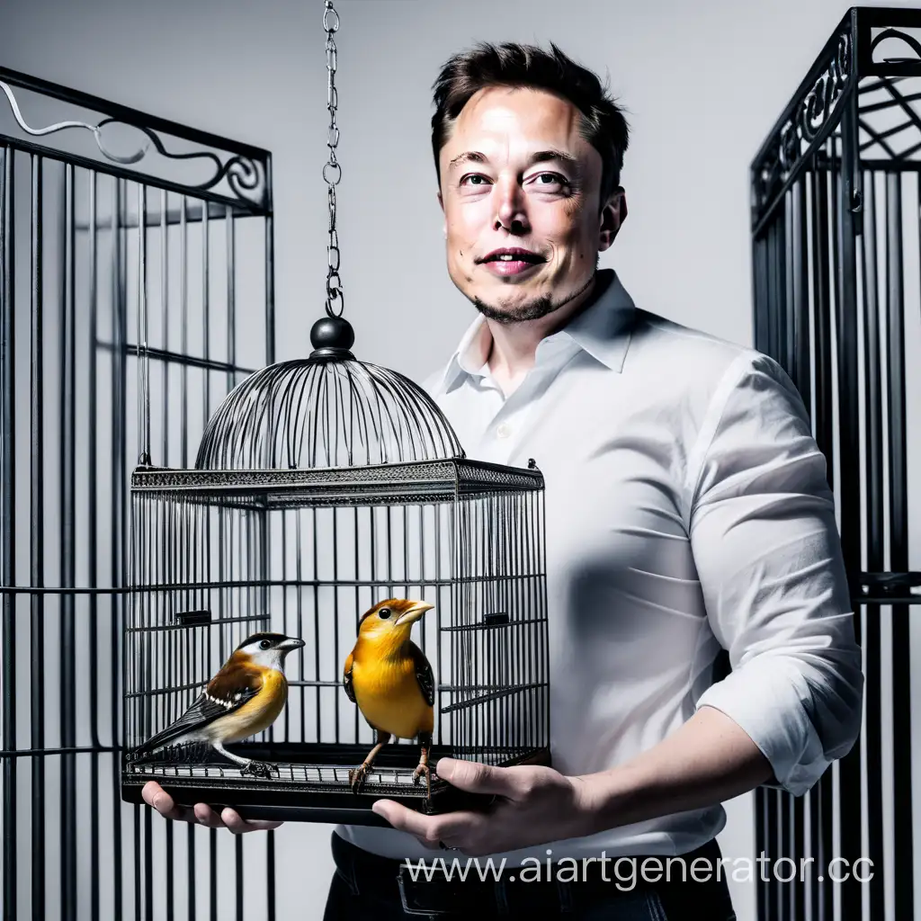 Elon-Musk-with-Open-Bird-Cage-Symbolic-Gesture-of-Freedom