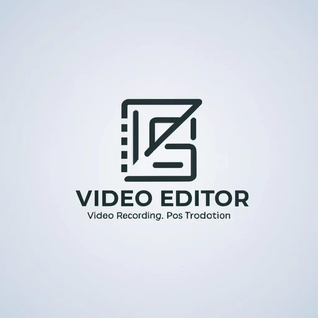 a logo design,with the text "Video editor video recording post-production", main symbol:Lerek,Moderate,clear background
