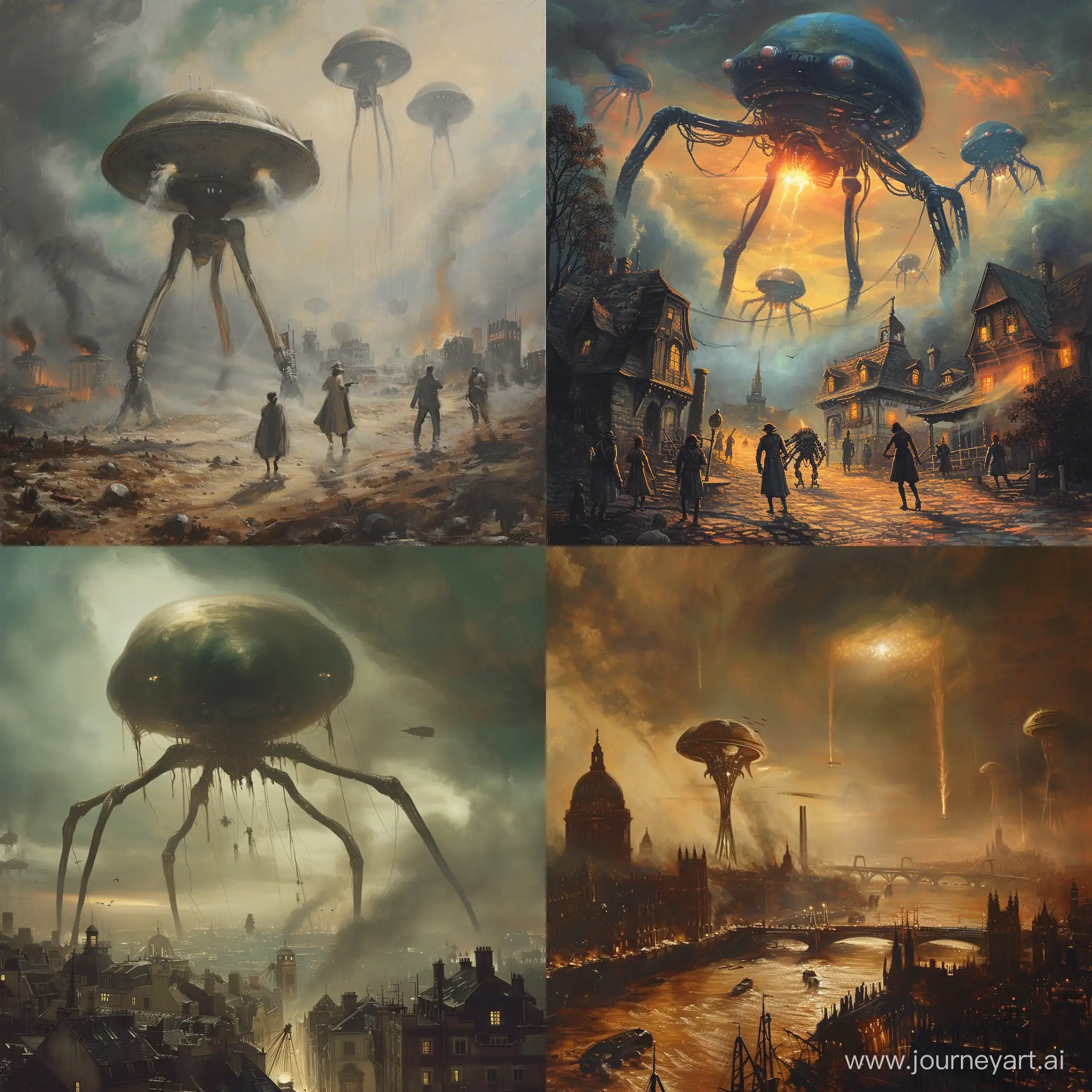 Epic-War-of-the-Worlds-Fantasy-Battle-Version-6-Art-with-Alien-Invaders