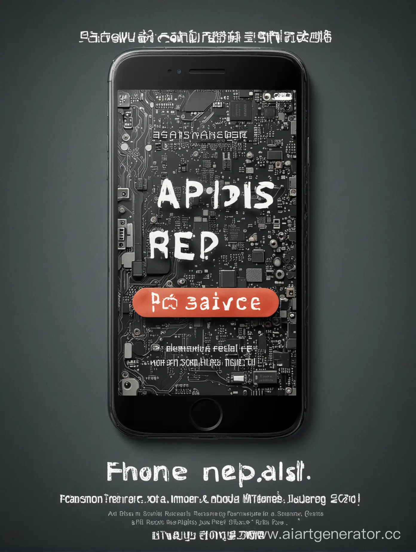 Реклама сервиса ремонта телефонов