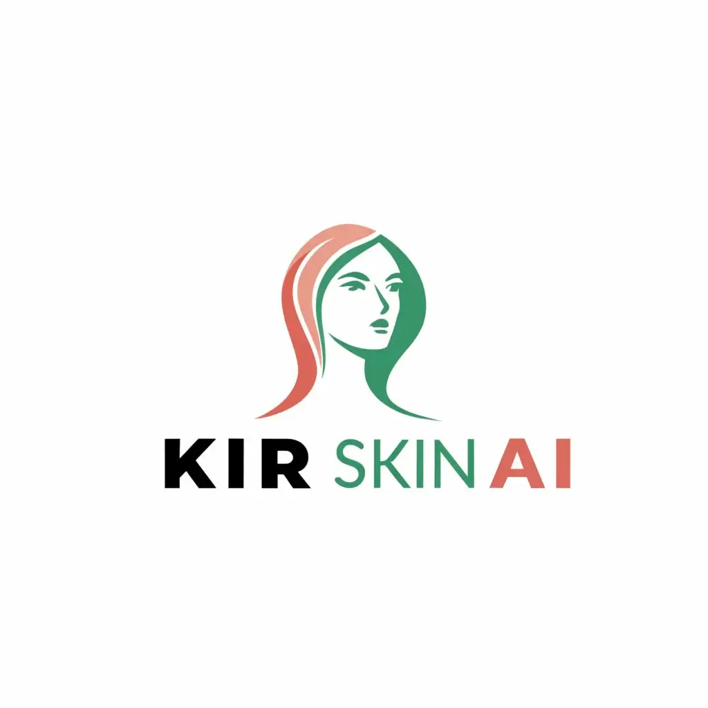 a logo design,with the text "Klir Skin AI", main symbol:women,Moderate,be used in Beauty Spa industry,clear background