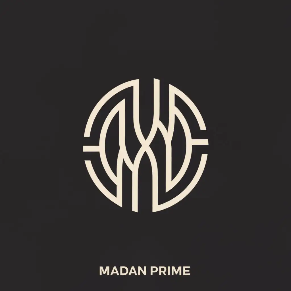 a logo design,with the text "Madan Prime", main symbol:Madan Prime,Moderate,clear background
