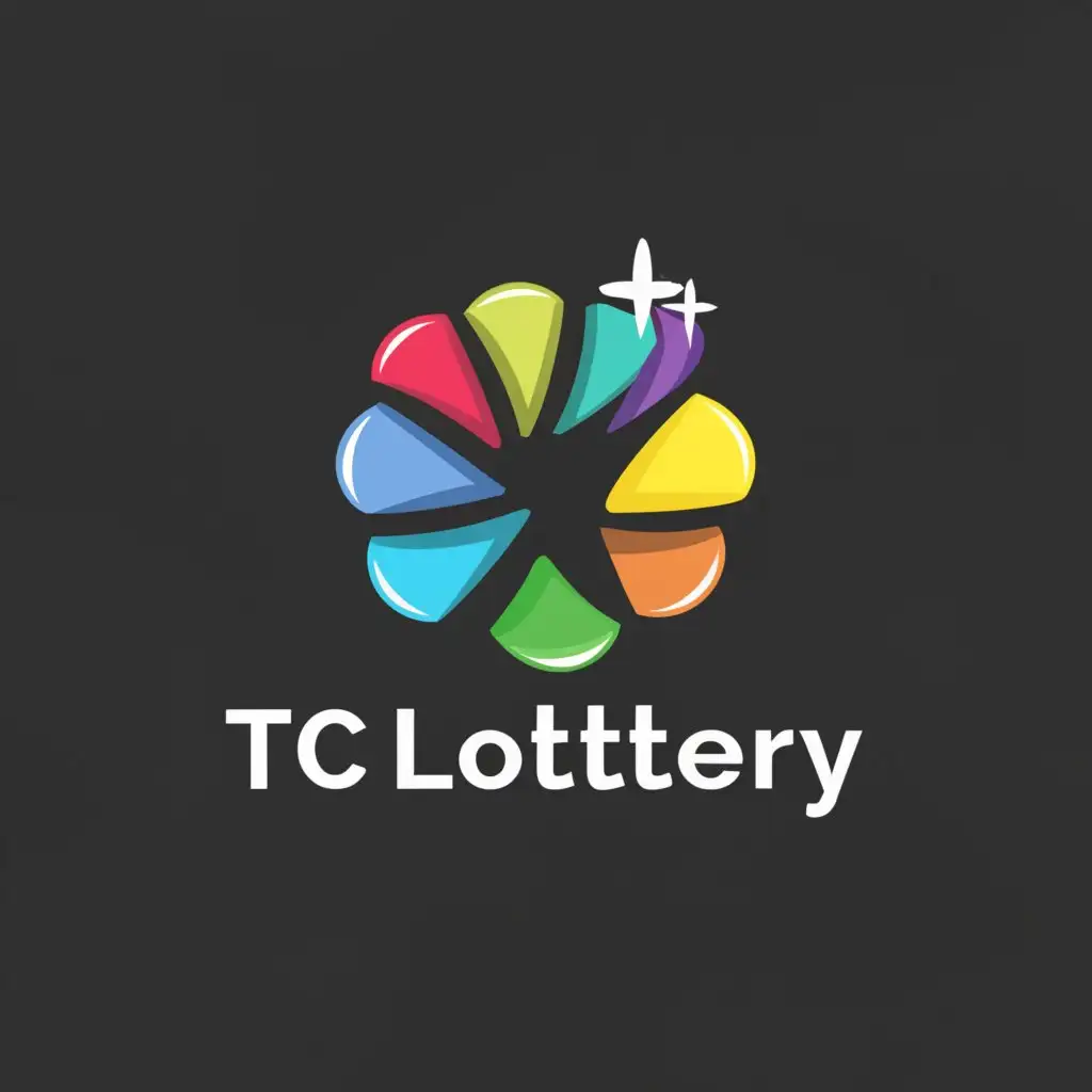 a logo design,with the text "TC lottery", main symbol:color prediction game,Moderate,clear background