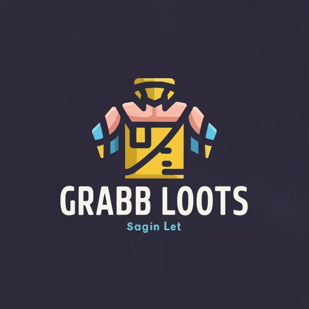a logo design,with the text "Grab Loots", main symbol:Clothes,Moderate,be used in Retail industry,clear background