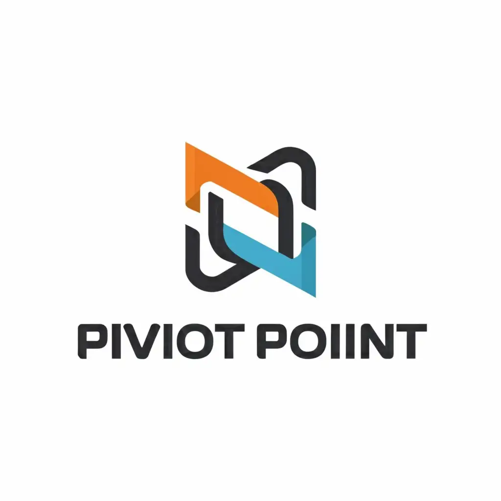 a logo design,with the text "Pivot Point", main symbol:Our Client is like CEO COO MD of a company it sould be like this.,Minimalistic,be used in Finance industry,clear background