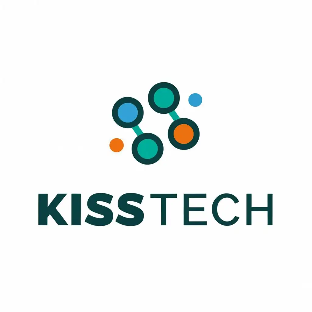 logo, tech, with the text "kisstech", typography, be used in Technology industry