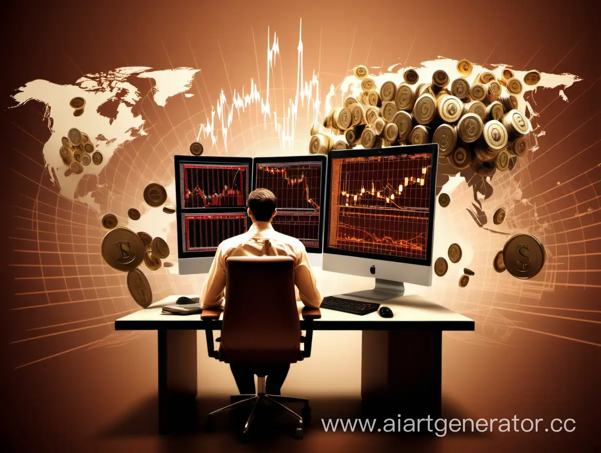 Automated-Forex-Trading-Investments-Stylish-Depiction-in-Warm-Tones