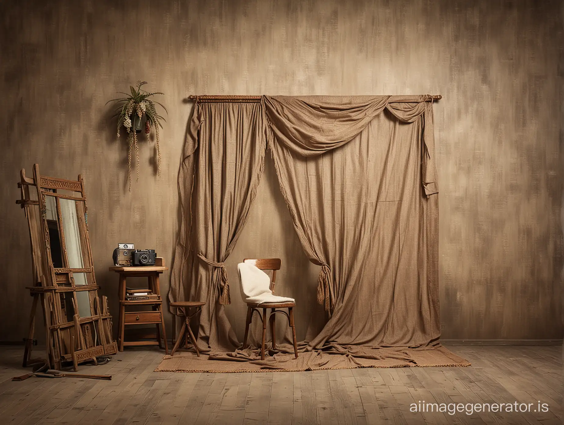 Kuwaitian-Retro-Theme-Photography-Studio-Backdrop-in-Long-Shot